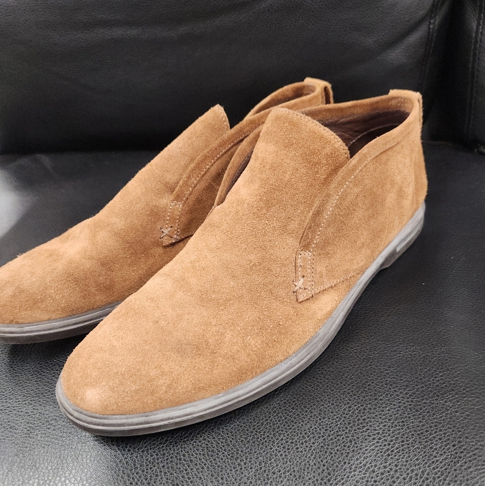 Peter Millar Excursionist Chukka Suede Boot Slip On ME0XF07 Brown Size 9M